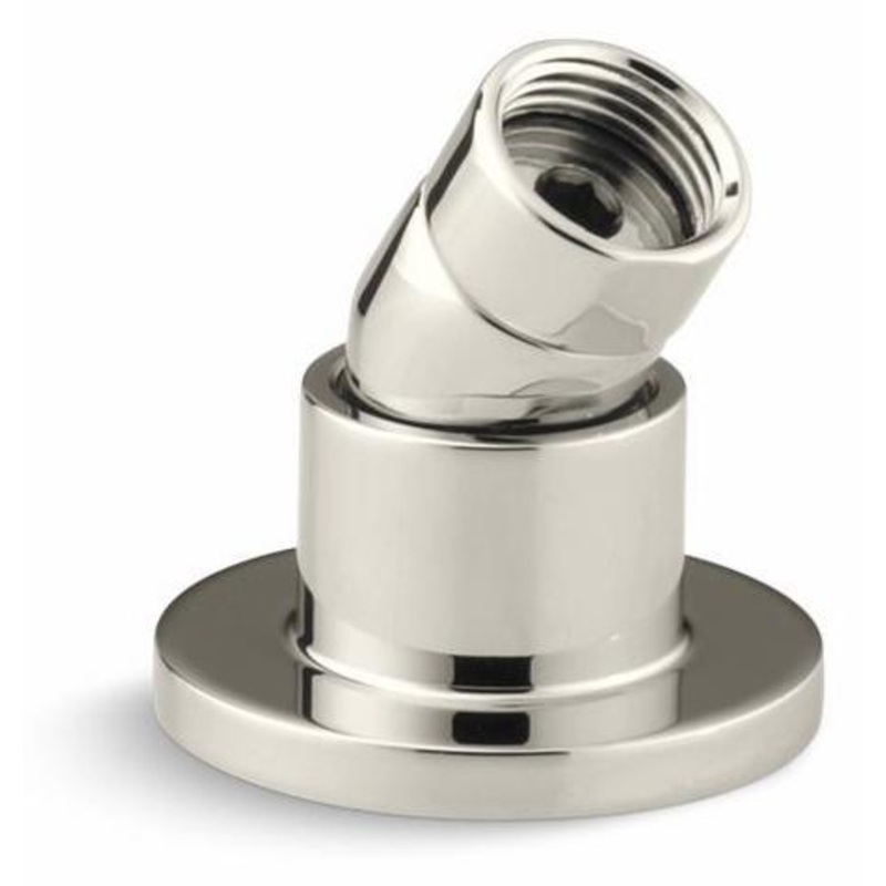 Stillness Deck Mount Hand Shower Holder With Hoses – Vibrant Polished Nickel 977-SN Kohler