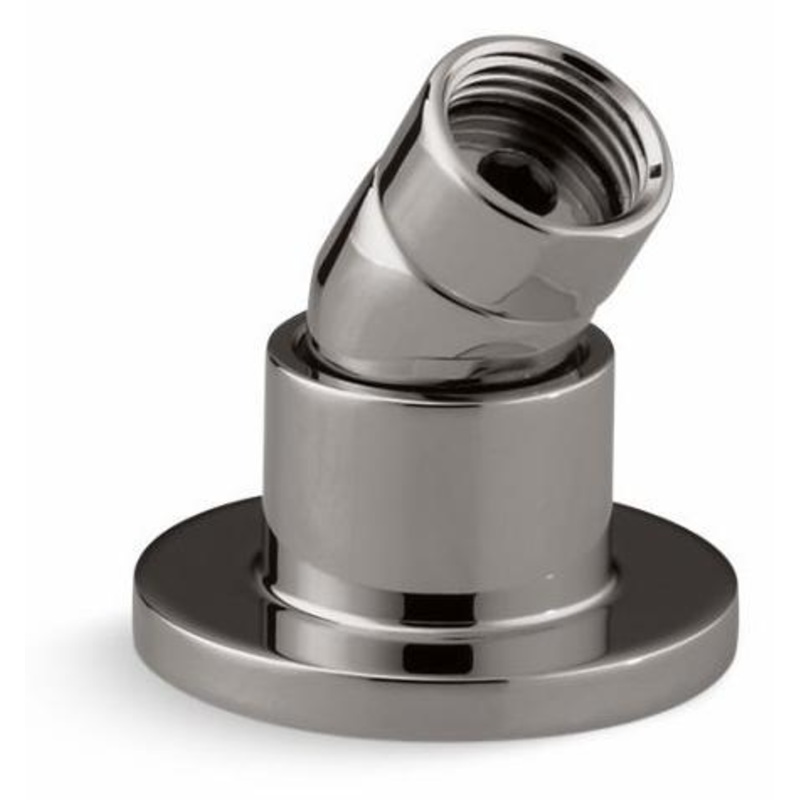 Stillness Deck Mount Hand Shower Holder With Hoses – Vibrant Titanium 977-TT Kohler