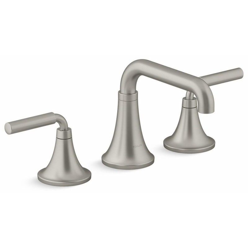 Tone Widespread Bathroom Faucet 1.2 GPM – Vibrant Brushed Nickel 27416-4-BN Kohler