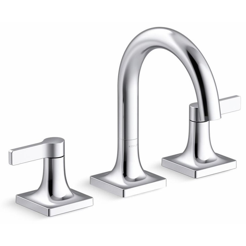 Venza Widespread Bathroom Faucet 0.5 GPM – Polished Chrome 28125-4N-CP Kohler