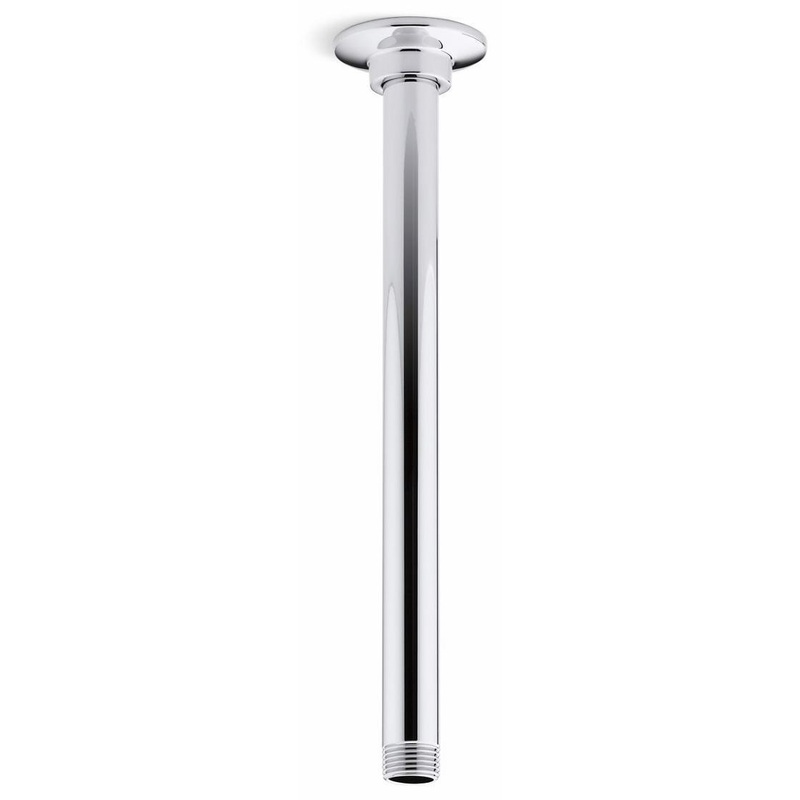 12″ 1-Function Rainhead Arm and Flange – Polished Chrome 7392-CP Kohler