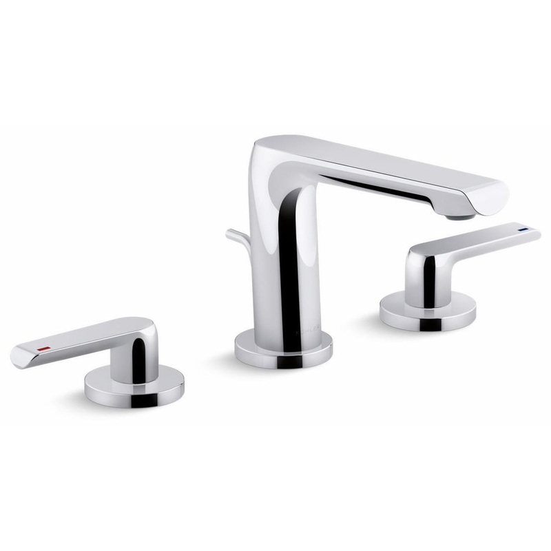 Avid Widespread Bathroom Faucet 0.5 GPM – Polished Chrome 97352-4N-CP Kohler
