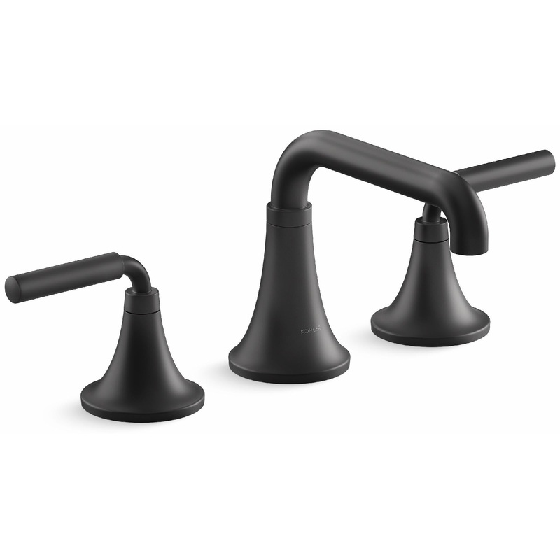 Tone Widespread Bathroom Faucet 0.5 GPM – Matte Black 27416-4N-BL Kohler
