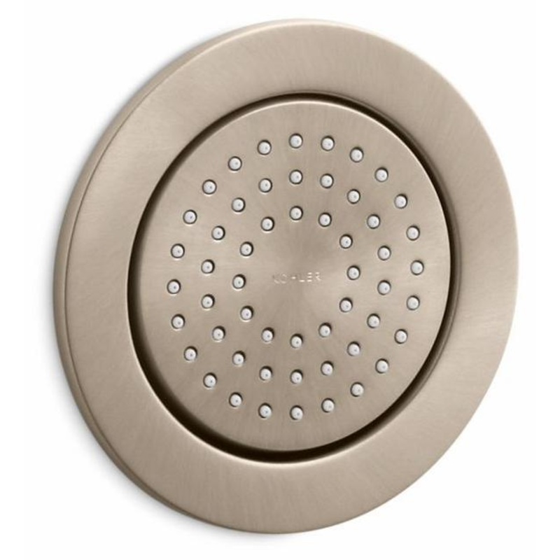 WaterTile 54-Nozzle Body Spray 2.0 GPM – Vibrant Brushed Bronze 8014-BV Kohler