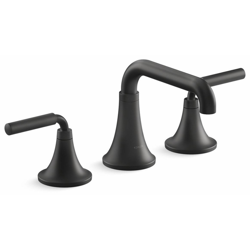 Tone Widespread Bathroom Faucet 1.2 GPM – Matte Black 27416-4-BL Kohler