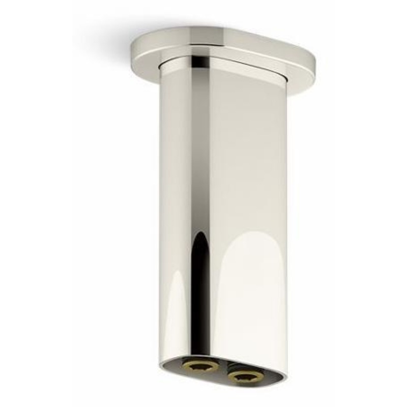 Statement 5″ 2-Function Rainhead Arm and Flange – Vibrant Polished Nickel 26325-SN Kohler