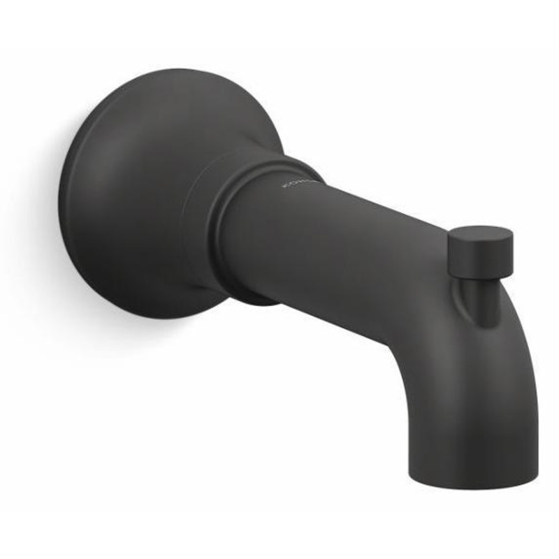 Tone Tub Spout With Diverter – Matte Black 27422-BL Kohler