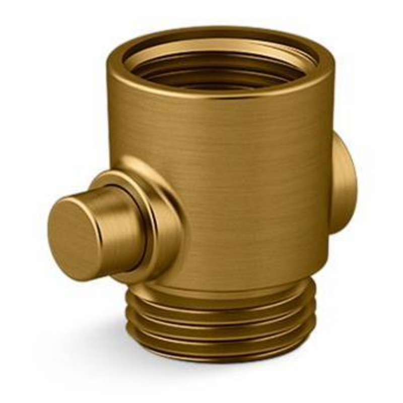 Statement ADA Hand Shower Hose Adapter – Vibrant Brushed Moderne Brass 26311-2MB Kohler