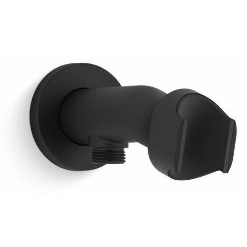 Statement VES Hand Shower Holder and Wall Outlet – Matte Black 21051-BL Kohler
