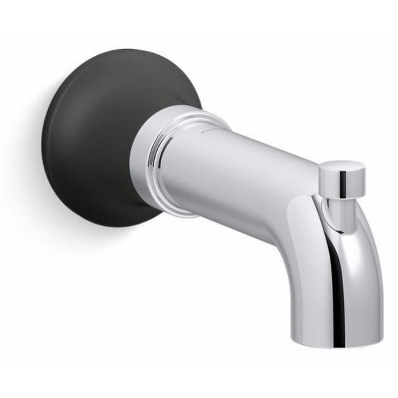 Tone Tub Spout With Diverter – Polished Chrome With Matte Black 27422-CBL Kohler