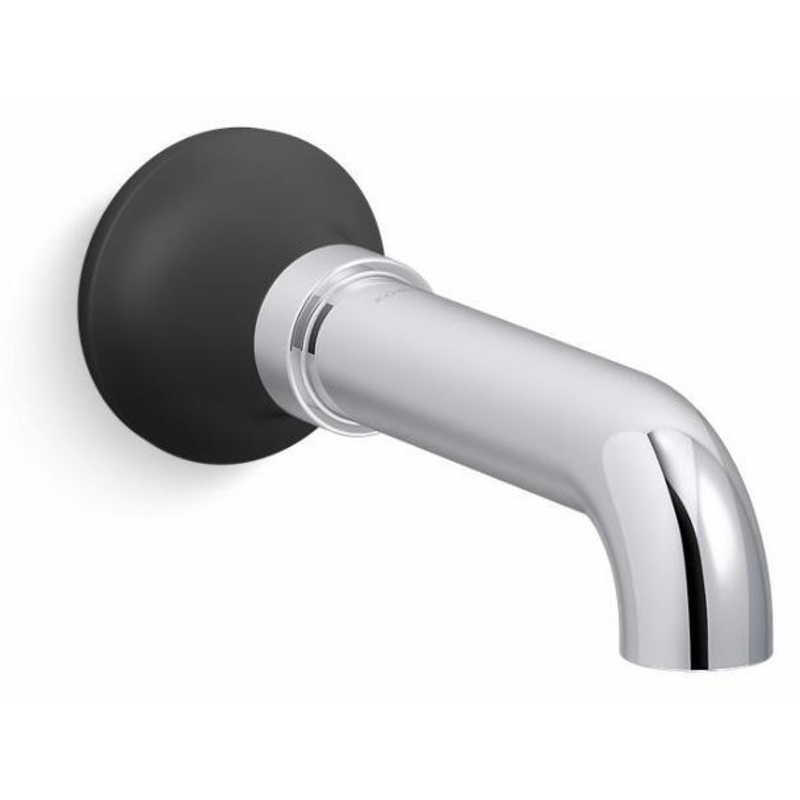 Tone Tub Spout Less Diverter – Polished Chrome With Matte Black 27423-CBL Kohler