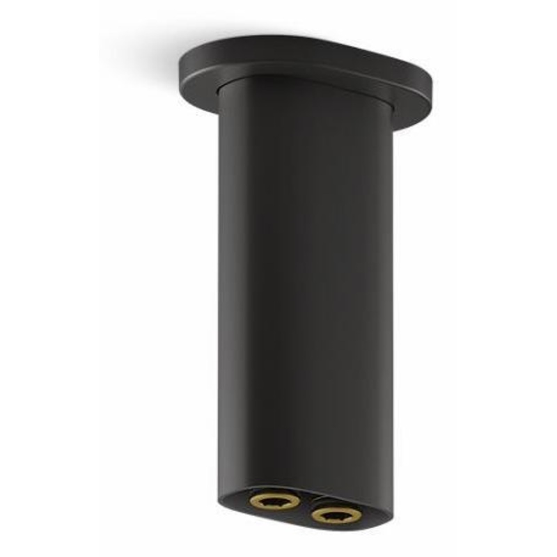 Statement 5″ 2-Function Rainhead Arm and Flange – Matte Black 26325-BL Kohler