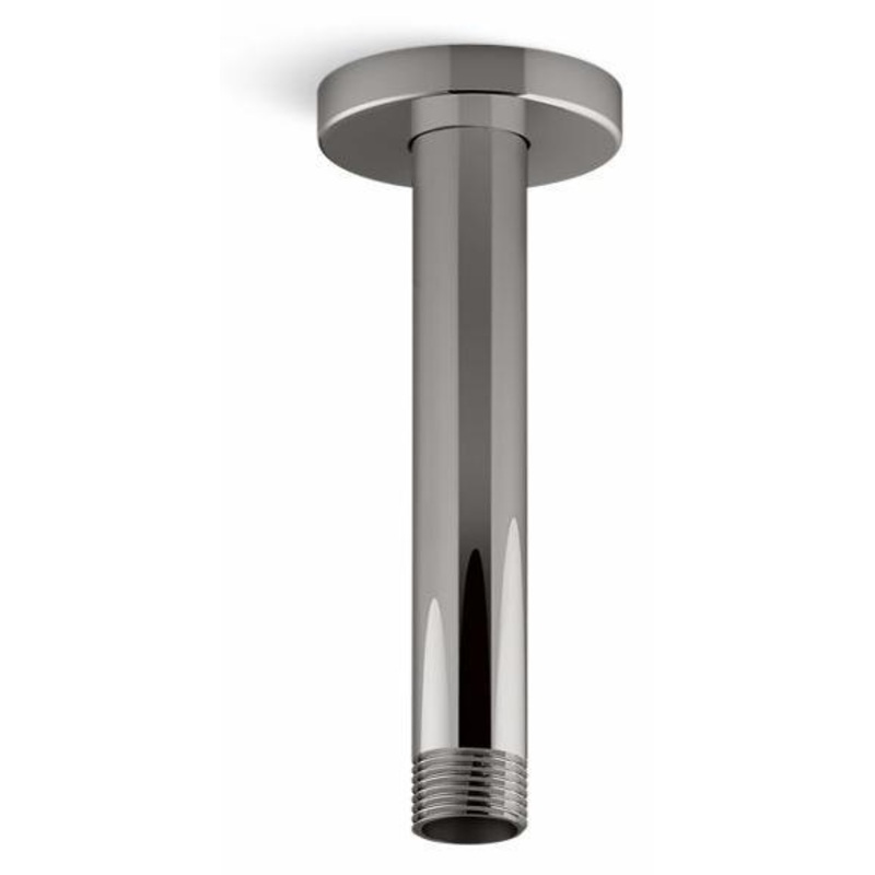 Statement 6″ 1-Function Rainhead Arm and Flange – Vibrant Titanium 26320-TT Kohler
