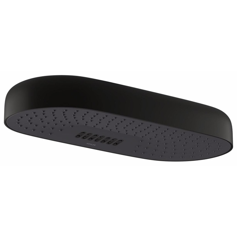 Statement 18″ 2-Function Rainhead 2.5 GPM – Matte Black 26297-BL Kohler