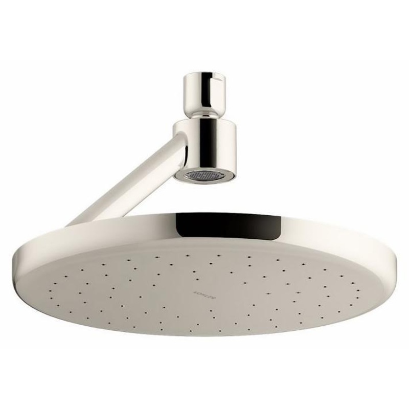 Statement Open Rain Iconic 1-Function Rainhead 2.5 GPM – Vibrant Polished Nickel 26301-SN Kohler