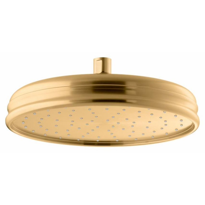 Traditional 10″ 1-Function Rainhead 1.75 GPM – Vibrant Brushed Moderne Brass 13693-G-2MB Kohler