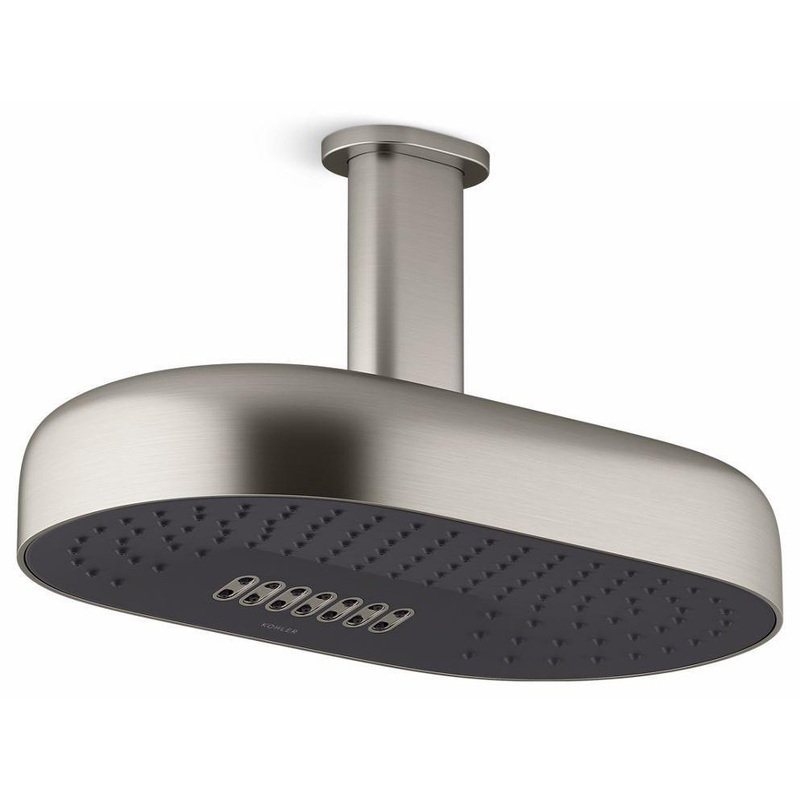 Statement 14″ 2-Function Rainhead 1.75 GPM – Vibrant Brushed Nickel 26295-G-BN Kohler