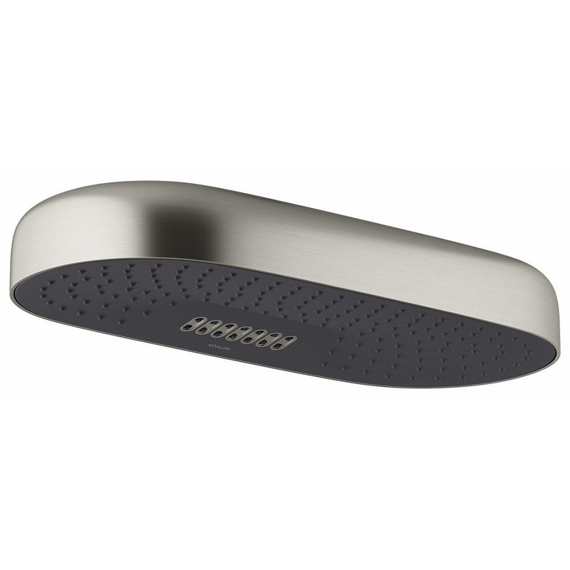 Statement 18″ 2-Function Rainhead 2.5 GPM – Vibrant Brushed Nickel 26297-BN Kohler