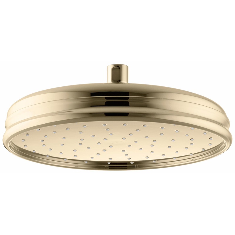 Traditional 10″ 1-Function Rainhead 1.75 GPM – Vibrant French Gold 13693-G-AF Kohler