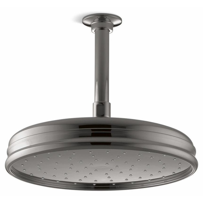 Traditional 10″ 1-Function Rainhead 1.75 GPM – Vibrant Titanium 13693-G-TT Kohler