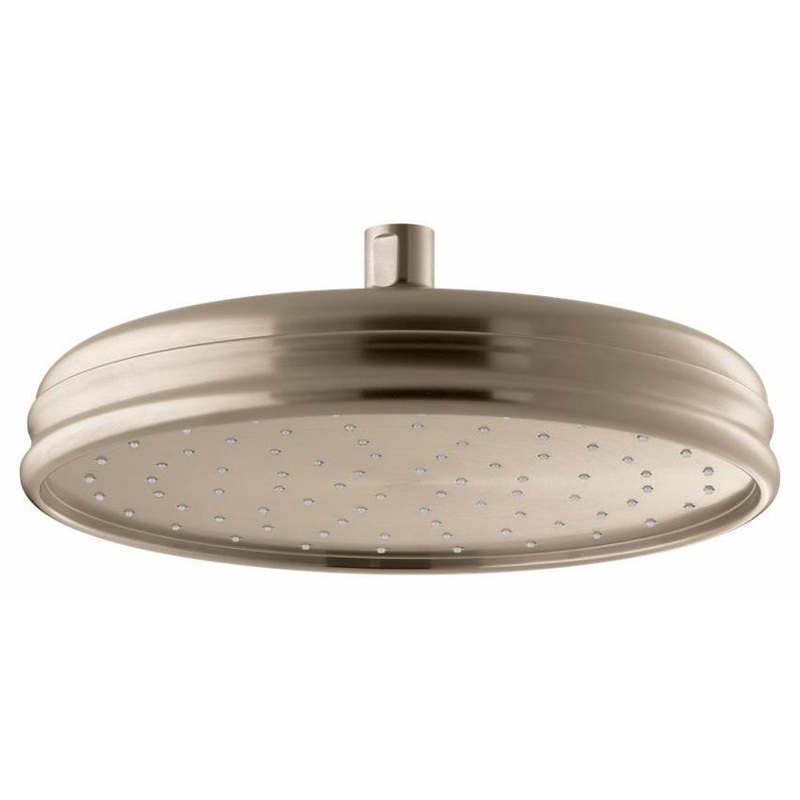 Traditional 10″ 1-Function Rainhead 2.5 GPM – Vibrant Brushed Bronze 13693-BV Kohler