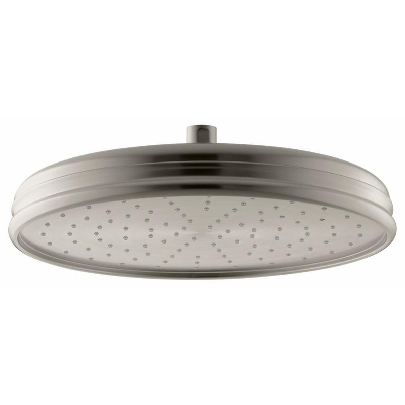 Traditional 12″ 1-Function Rainhead 2.5 GPM – Vibrant Brushed Nickel 13694-BN Kohler