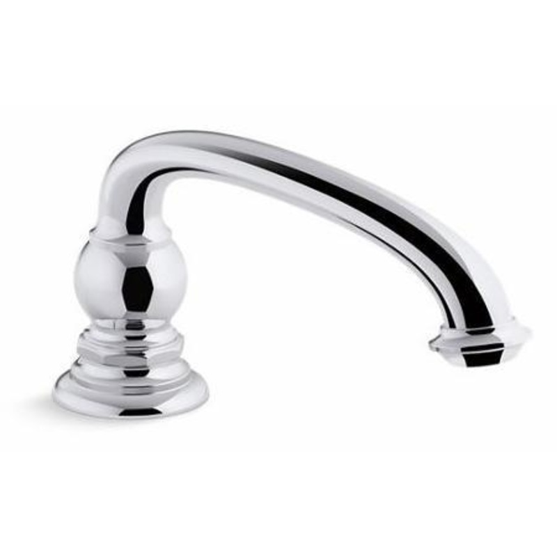 Artifacts Deck Mount Tub Spout With Arc Design – Vibrant Titanium 72778-TT Kohler
