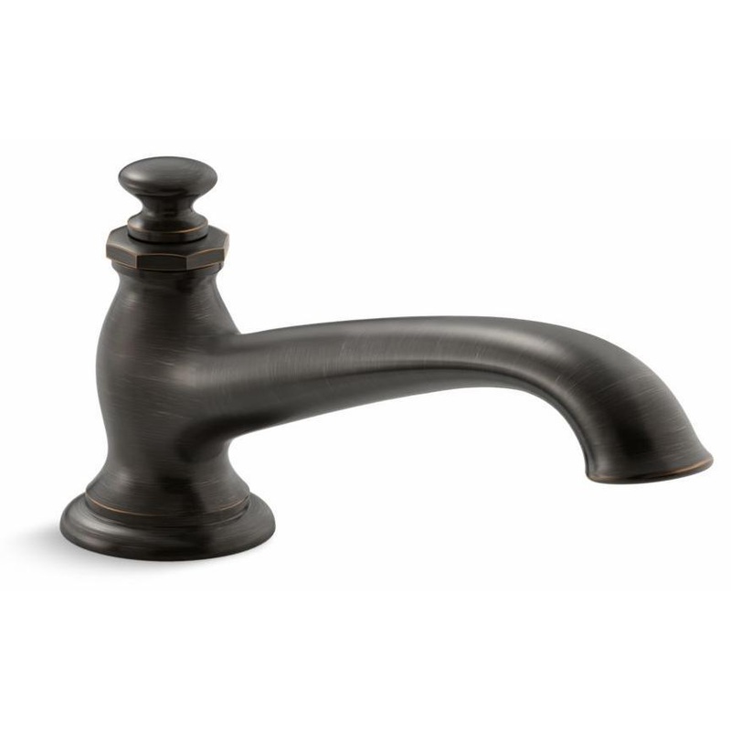 Artifacts Deck Mount Tub Spout With Flare Design – Oil-Rubbed Bronze 72777-2BZ Kohler