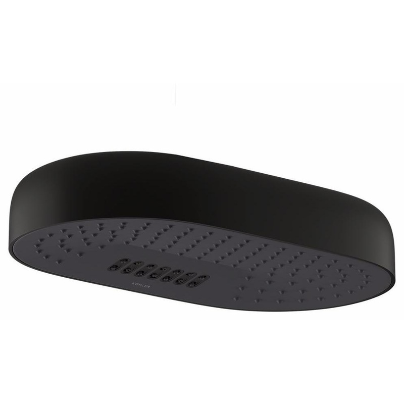 Statement 14″ 2-Function Rainhead 2.5 GPM – Matte Black 26295-BL Kohler