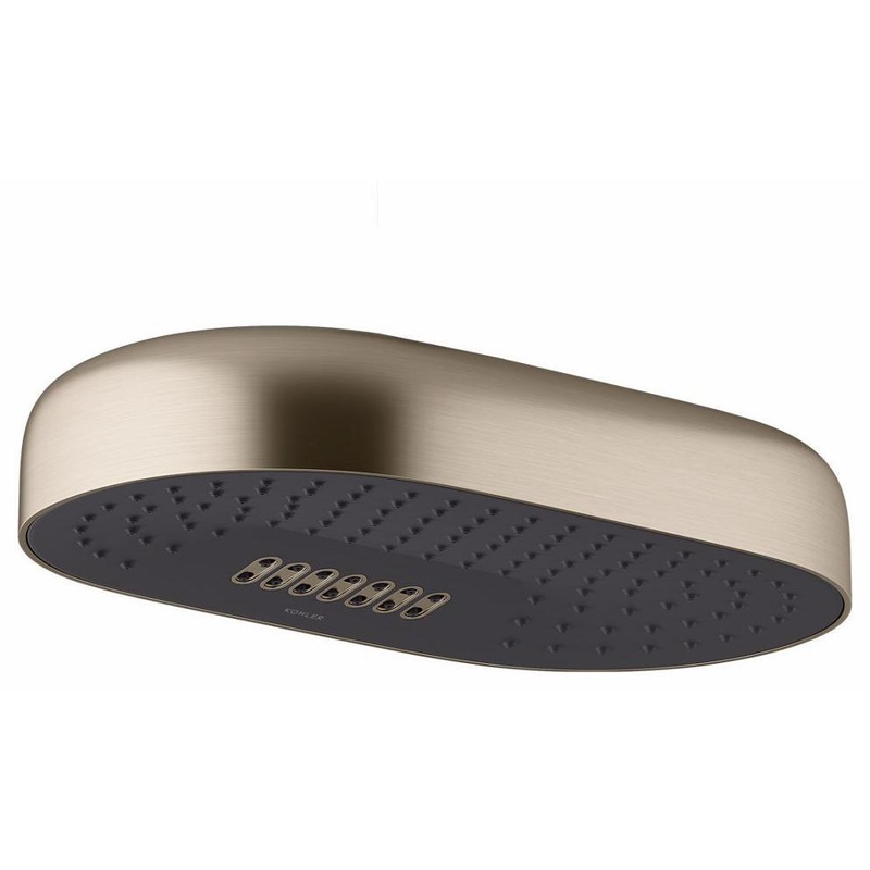 Statement 14″ 2-Function Rainhead 2.5 GPM – Vibrant Brushed Bronze 26295-BV Kohler