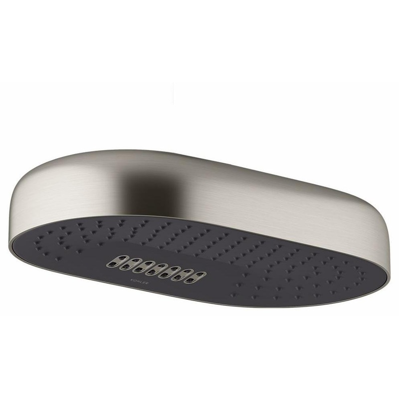 Statement 14″ 2-Function Rainhead 2.5 GPM – Vibrant Brushed Nickel 26295-BN Kohler