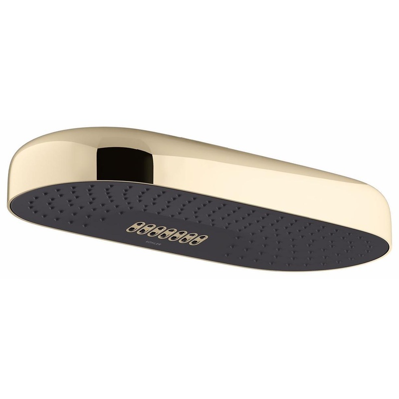 Statement 18″ 2-Function Rainhead 2.5 GPM – Vibrant French Gold 26297-AF Kohler