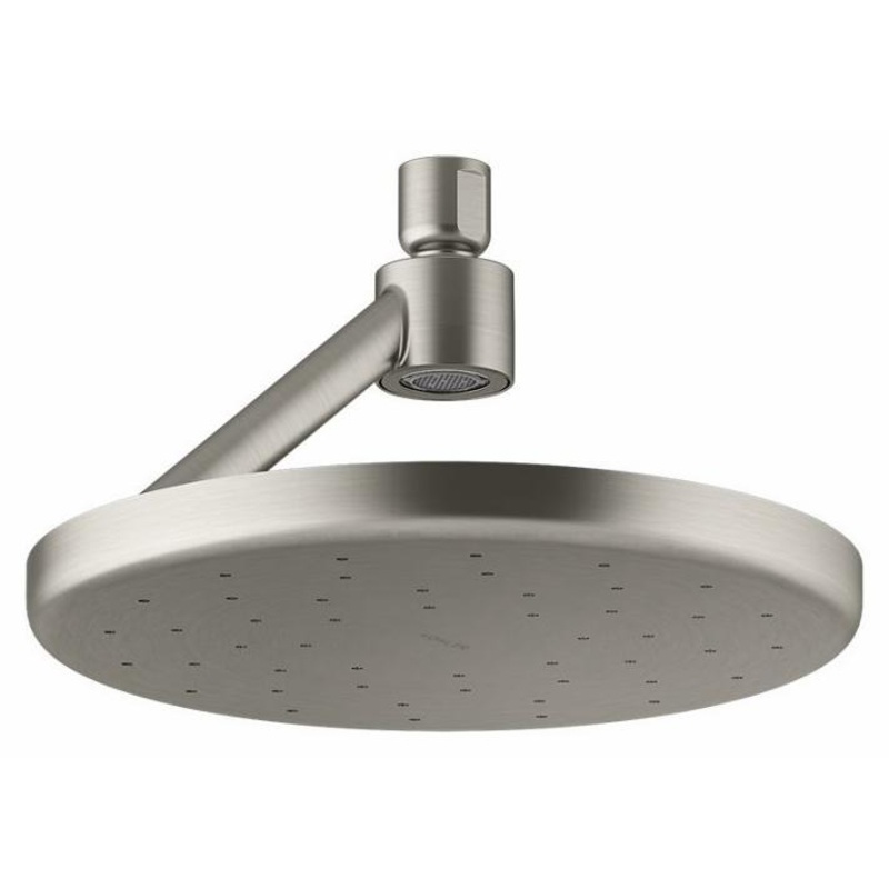 Statement Open Rain Iconic 9″ 1-Function Rainhead 1.75 GPM – Vibrant Brushed Nickel 26301-G-BN Kohler