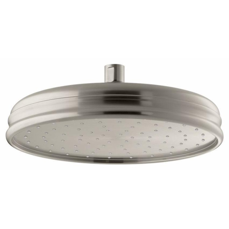Traditional 10″ 1-Function Rainhead 2.5 GPM – Vibrant Brushed Nickel 13693-BN Kohler