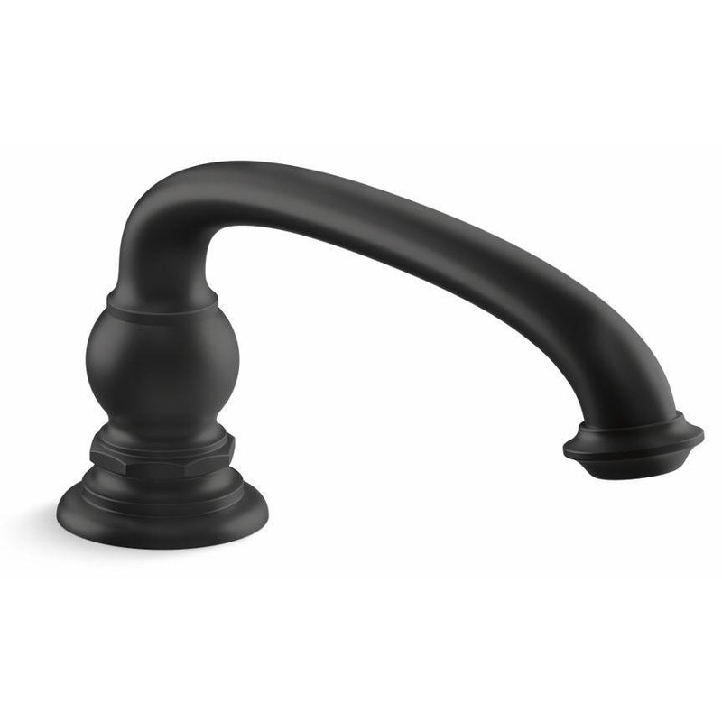 Artifacts Deck Mount Tub Spout With Arc Design – Matte Black 72778-BL Kohler
