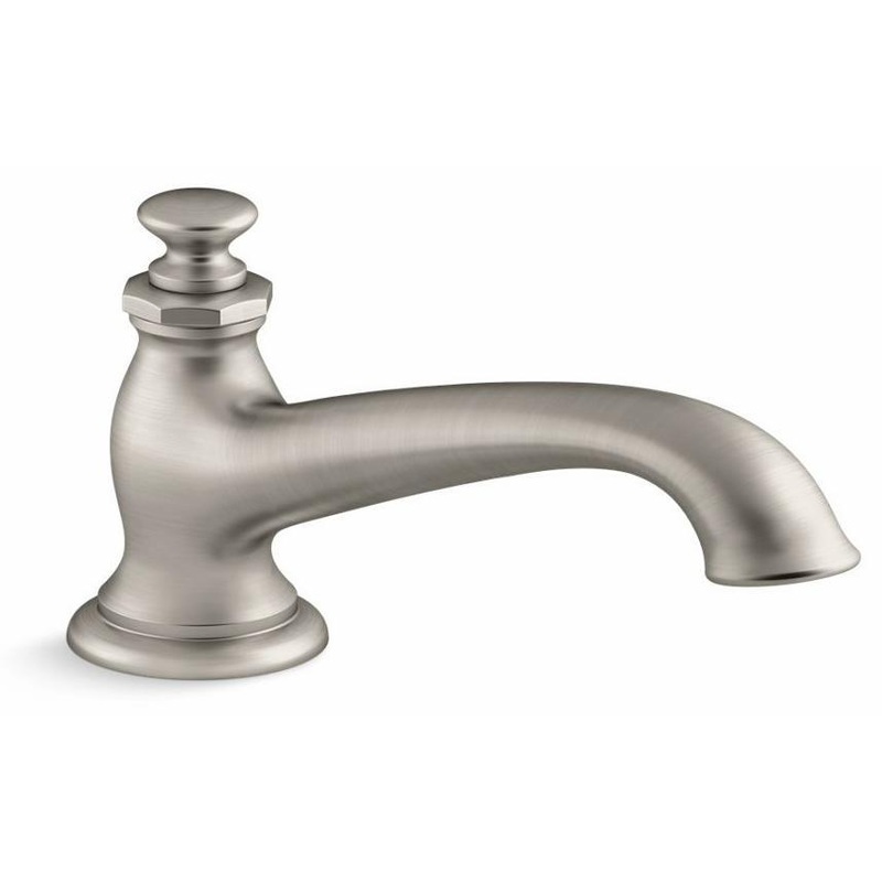 Artifacts Deck Mount Tub Spout With Flare Design – Vibrant Brushed Nickel 72777-BN Kohler