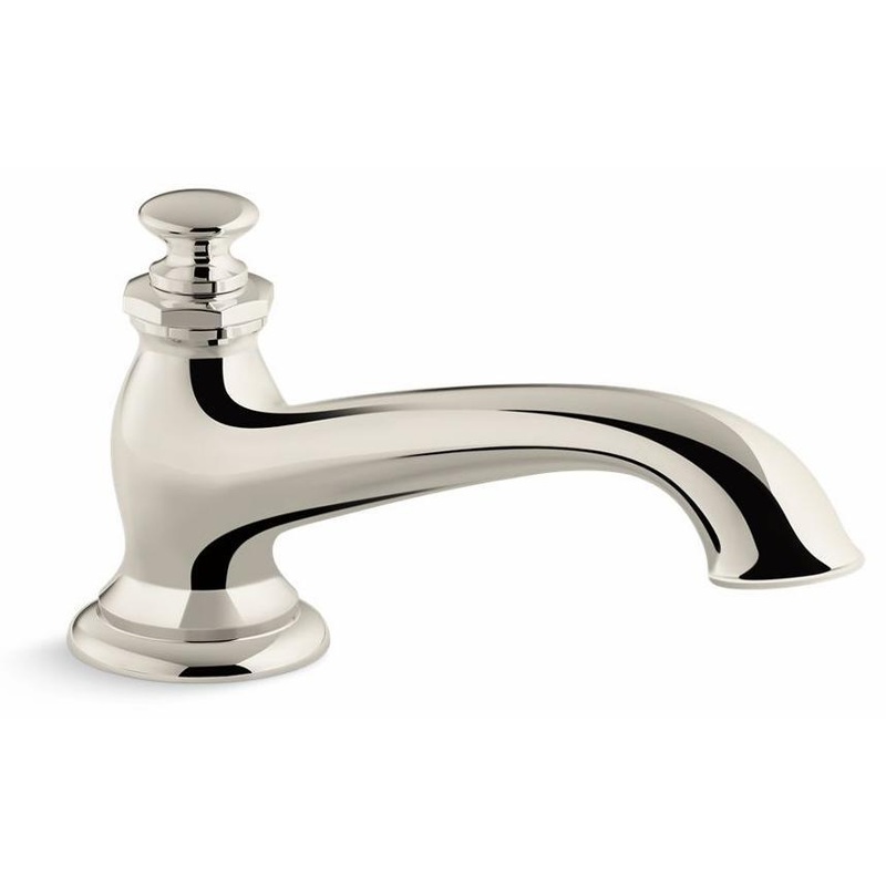 Artifacts Deck Mount Tub Spout With Flare Design – Vibrant Polished Nickel 72777-SN Kohler