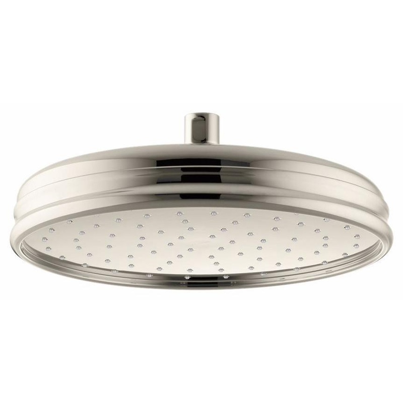 Traditional 10″ 1-Function Rainhead 2.5 GPM – Vibrant Polished Nickel 13693-SN Kohler