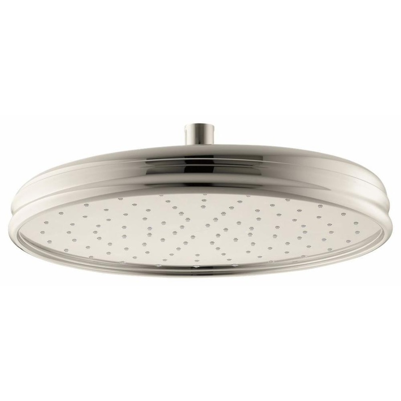 Traditional 12″ 1-Function Rainhead 2.5 GPM – Vibrant Polished Nickel 13694-SN Kohler