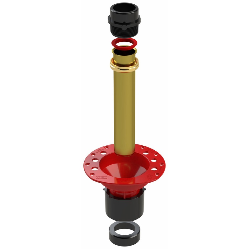 1-Piece ABS Island Tub Drain Testable Rough-In for Freestanding Tub ITD60 +osb