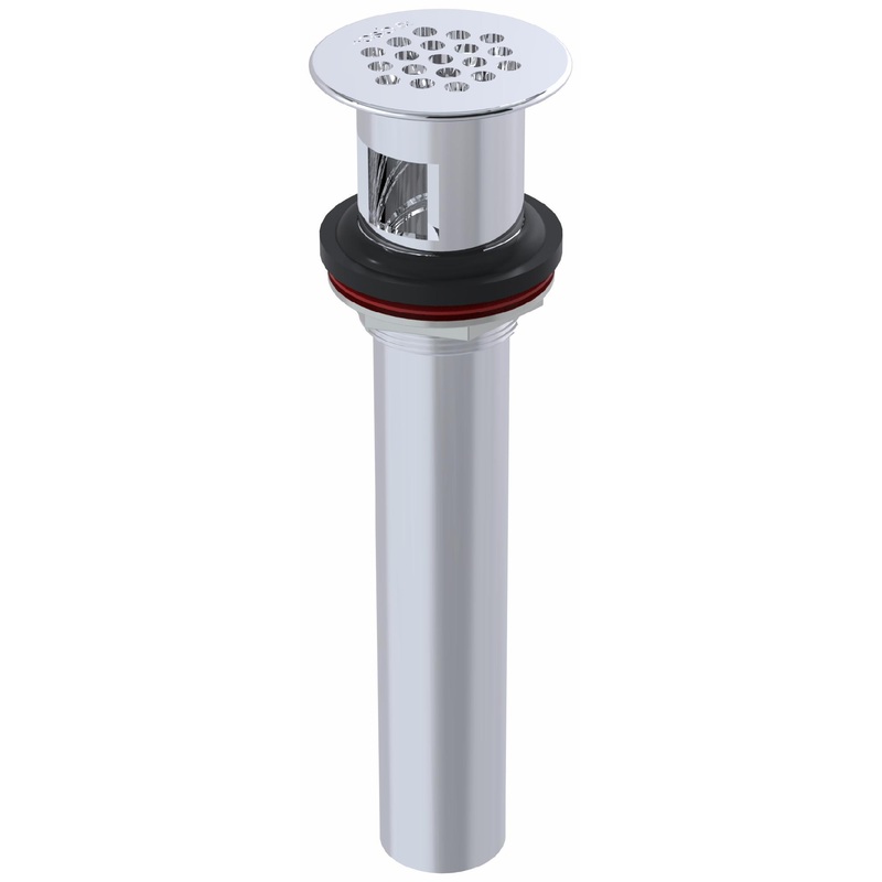 2-Piece Open Grid Bathroom Sink Drain with Overflow – Chrome 3700 +osb