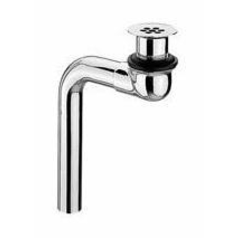 2-Piece Open Grid Offset Bathroom Sink Drain with Overflow – Chrome OK4124 +osb