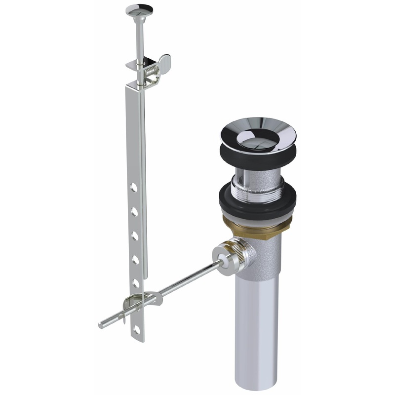 3-Piece Mechanical Pop-Up Bathroom Sink Drain with Overflow – Chrome 3695 +osb
