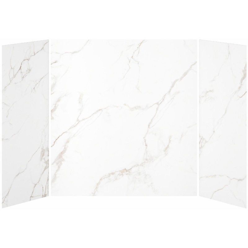 32 x 60 x 32 3-Panel Tub/Shower Wall Kit – Mineral 510 Gloss WA2013-510-001 Kalia