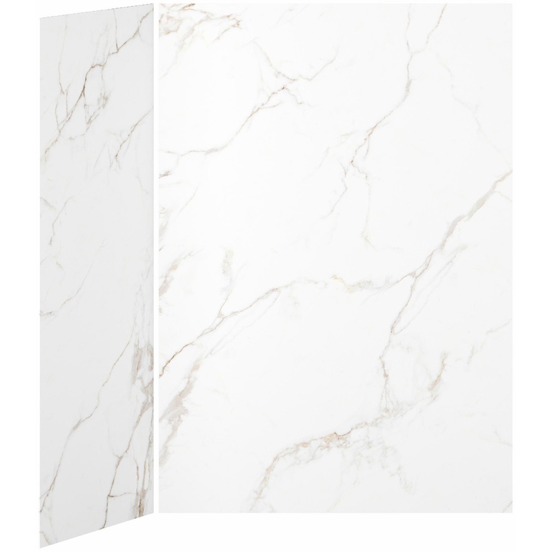 60 x 32 2-Panel Shower Wall Kit for Corner Installation – Mineral 510 Gloss WA2005-510-001 Kalia