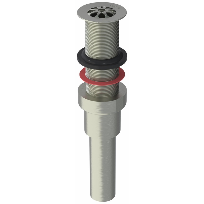 Daisy Open Grid Bathroom Sink Drain less Overflow – Brushed Nickel 38D-BN +osb
