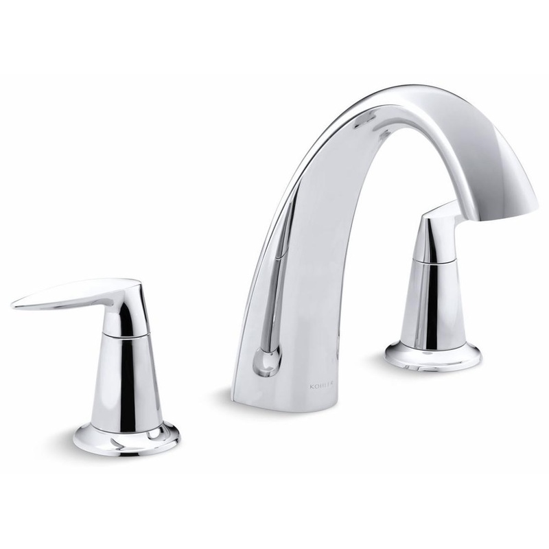 Alteo Deck Mount Tub Faucet Trim – Polished Chrome T45115-4-CP Kohler