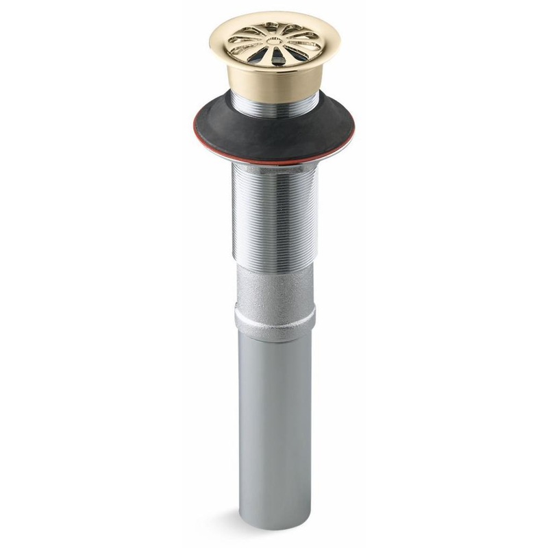 Bathroom Sink Grid Drain Less Overflow – Vibrant French Gold 7129-AF Kohler