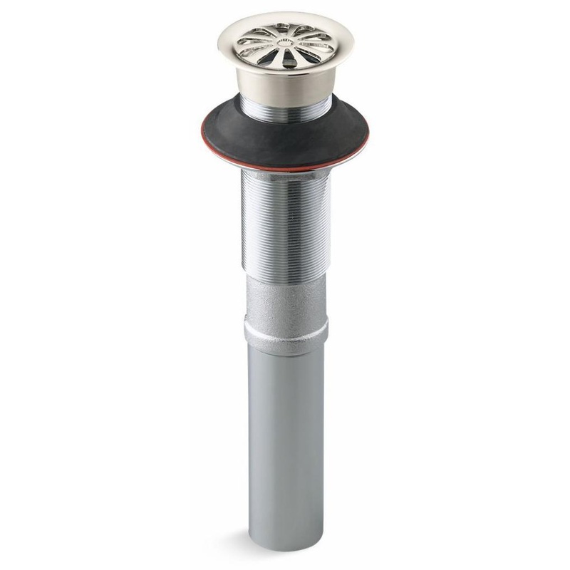 Bathroom Sink Grid Drain Less Overflow – Vibrant Polished Nickel 7129-SN Kohler