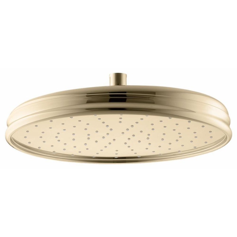 Traditional 12″ 1-Function Rainhead 2.5 GPM – Vibrant French Gold 13694-AF Kohler